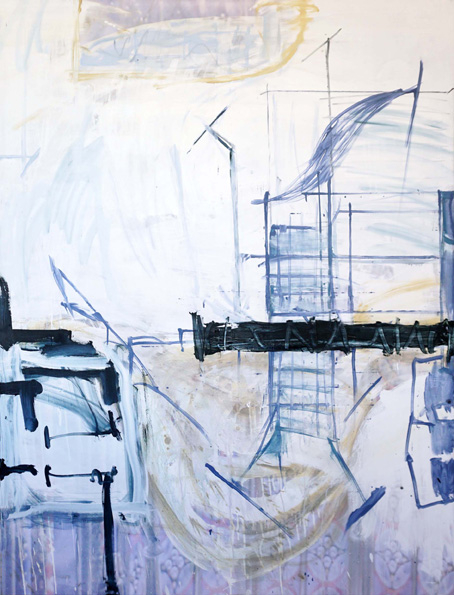 Schwenk Stefan Voigt / Schwenk / Öl, Acryl auf Leinwand / 170 x 130 cm / 2018