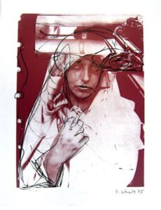 Stefan Voigt Transit Fieberkurve 02 Siebdruck