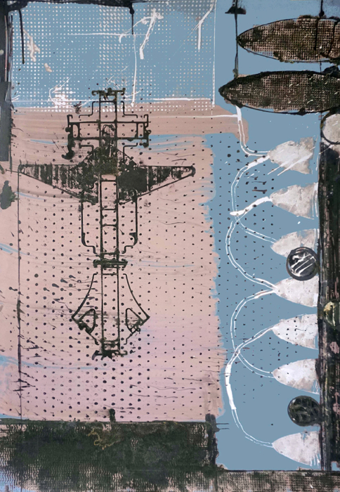 Stefan Voigt / Areale 03 / 2022 / 110 x 76 cm